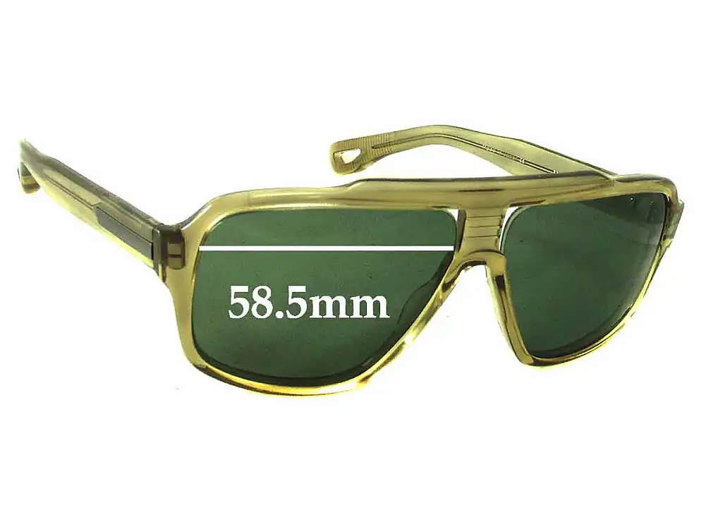 Sunglass Fix Replacement Lenses for Dita Carbine - 58mm Wide Sunglass Fix Replacement Lenses for Dita Carbine - 58mm Wide