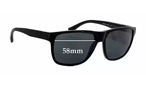 Emporio Armani EA 4035 Replacement Lenses 58mm Emporio Armani EA 4035 Replacement Sunglass Lenses - 58mm wide