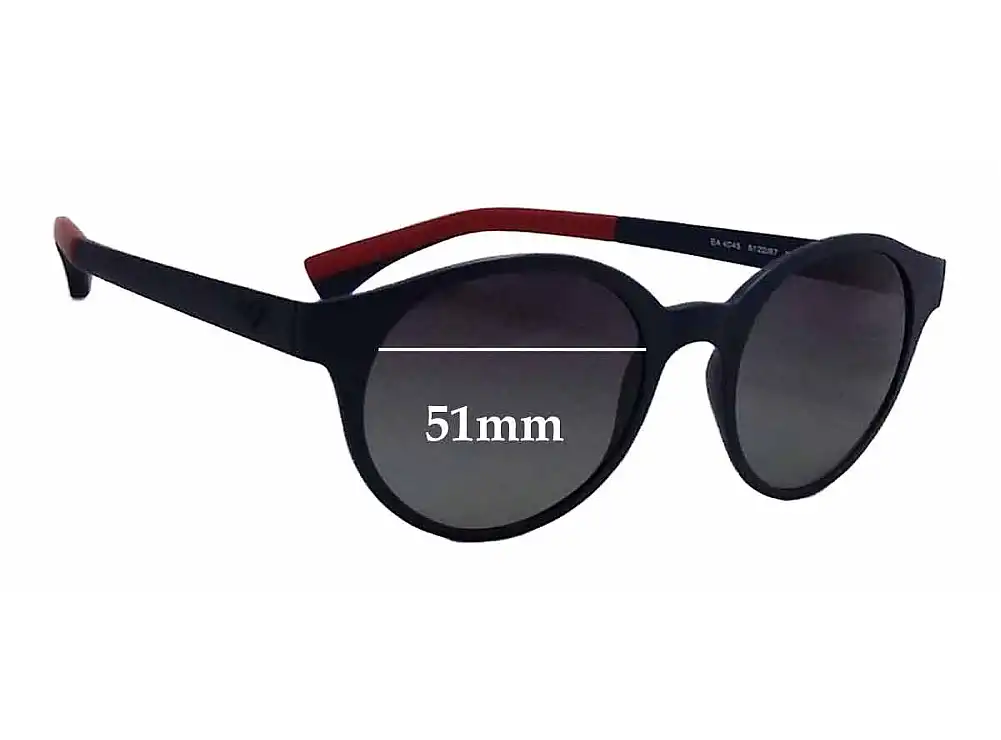 Sunglass Fix Replacement Lenses for Emporio Armani EA4045 - 51mm Wide Sunglass Fix Replacement Lenses for Emporio Armani EA4045 - 51mm Wide
