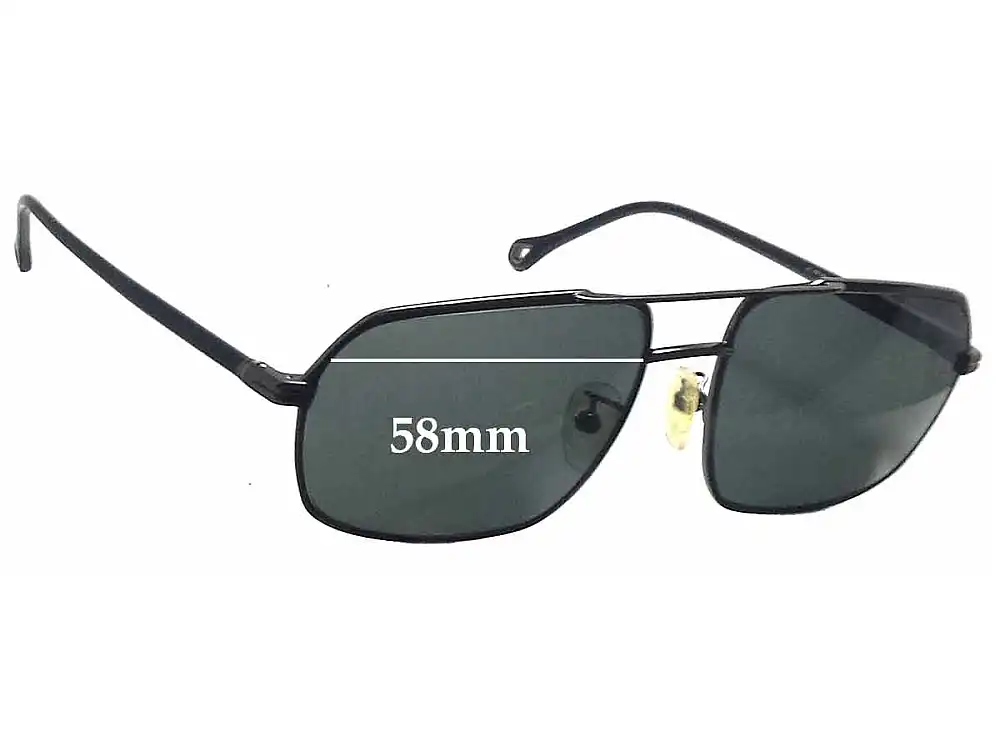 Sunglass Fix Replacement Lenses for Ermenegildo Zegna SZ 3248 - 58mm Wide Sunglass Fix Replacement Lenses for Ermenegildo Zegna SZ 3248 - 58mm Wide