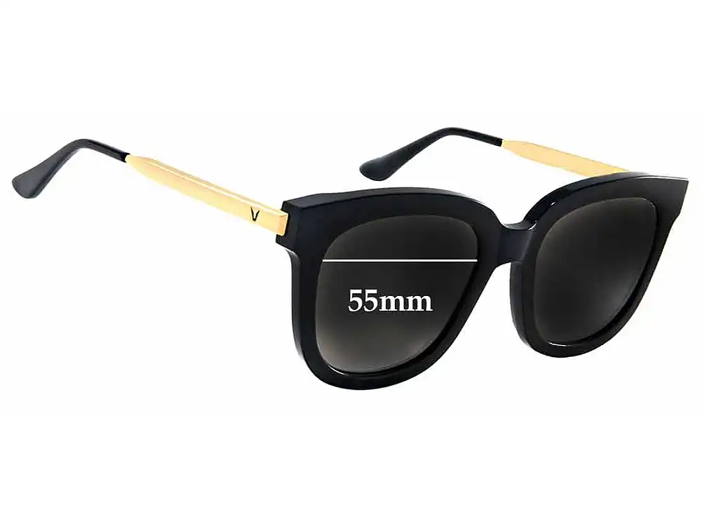 Sunglass Fix Replacement Lenses for Gentle Monster Absente - 55mm Wide Sunglass Fix Replacement Lenses for Gentle Monster Absente - 55mm Wide