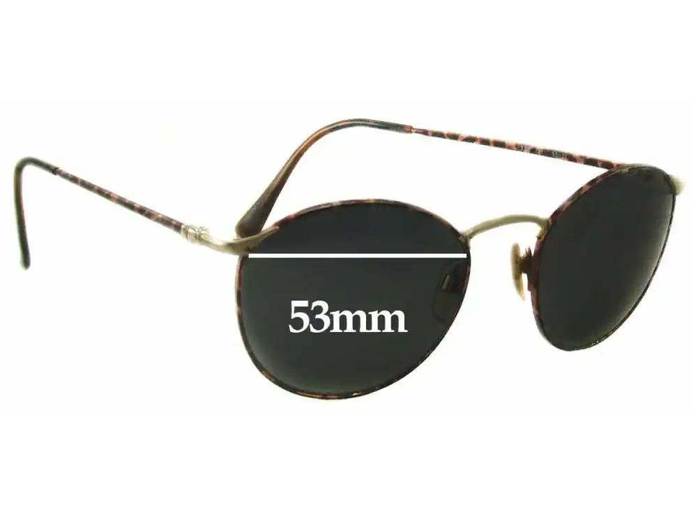 Sunglass Fix Replacement Lenses for Giorgio Armani GA 132 - 53mm Wide Sunglass Fix Replacement Lenses for Giorgio Armani GA 132 - 53mm Wide