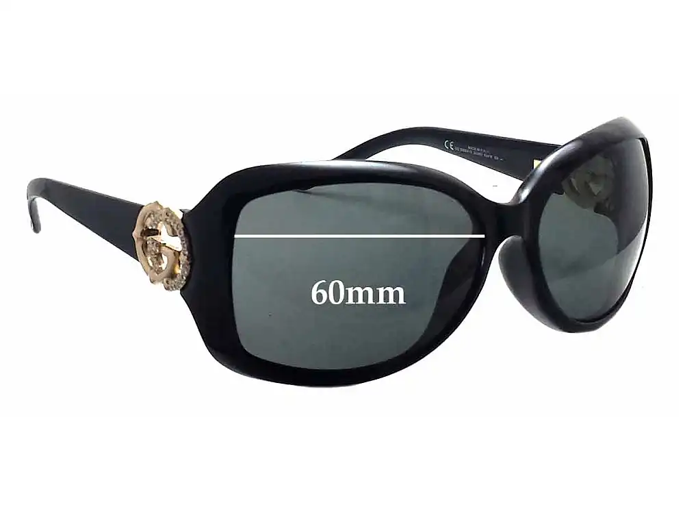 Sunglass Fix Replacement Lenses for Gucci GG3068/F/S - 60mm Wide Sunglass Fix Replacement Lenses for Gucci GG3068/F/S - 60mm Wide
