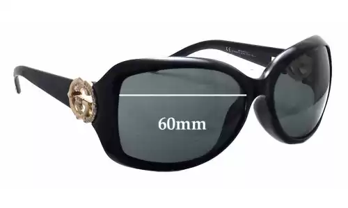 Sunglass Fix Replacement Lenses for Gucci GG3068/F/S - 60mm Wide Sunglass Fix Replacement Lenses for Gucci GG3068/F/S - 60mm Wide