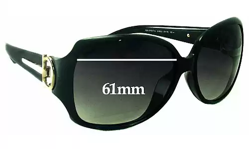 Sunglass Fix Replacement Lenses for Gucci GG3115/F/S - 61mm Wide Sunglass Fix Replacement Lenses for Gucci GG3115/F/S - 61mm Wide