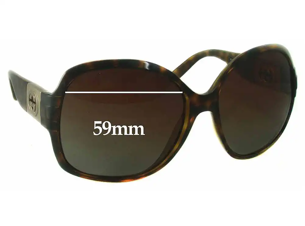 Sunglass Fix Replacement Lenses for Gucci GG3169/S - 59mm Wide Sunglass Fix Replacement Lenses for Gucci GG3169/S - 59mm Wide