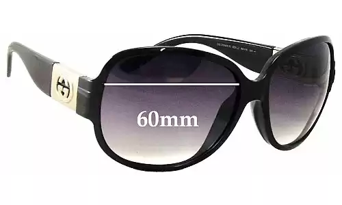 Sunglass Fix Replacement Lenses for Gucci GG3176/K/S - 60mm Wide Sunglass Fix Replacement Lenses for Gucci GG3176/K/S - 60mm Wide