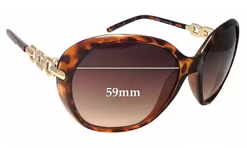 Sunglass Fix Replacement Lenses for Guess GU7290 - 59mm Wide Sunglass Fix Replacement Lenses for Guess GU7290 - 59mm Wide