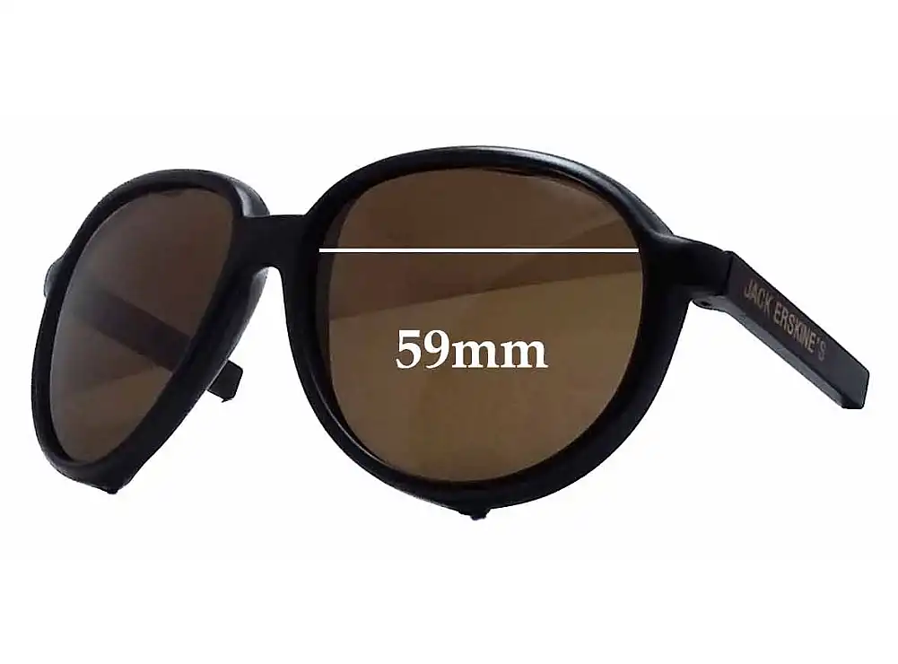 Sunglass Fix Replacement Lenses for Jack Erskine's Radar - 59mm Wide Sunglass Fix Replacement Lenses for Jack Erskine's Radar - 59mm Wide