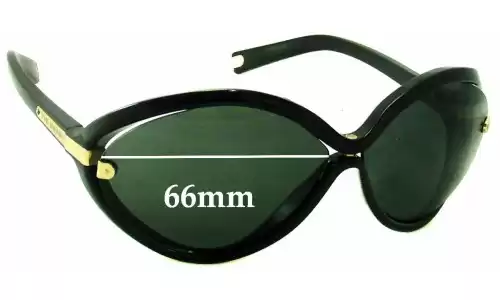 Sunglass Fix Replacement Lenses for Louis Vuitton Daphne Z 0417W - 66mm Wide Sunglass Fix Replacement Lenses for Louis Vuitton Daphne Z 0417W - 66mm Wide