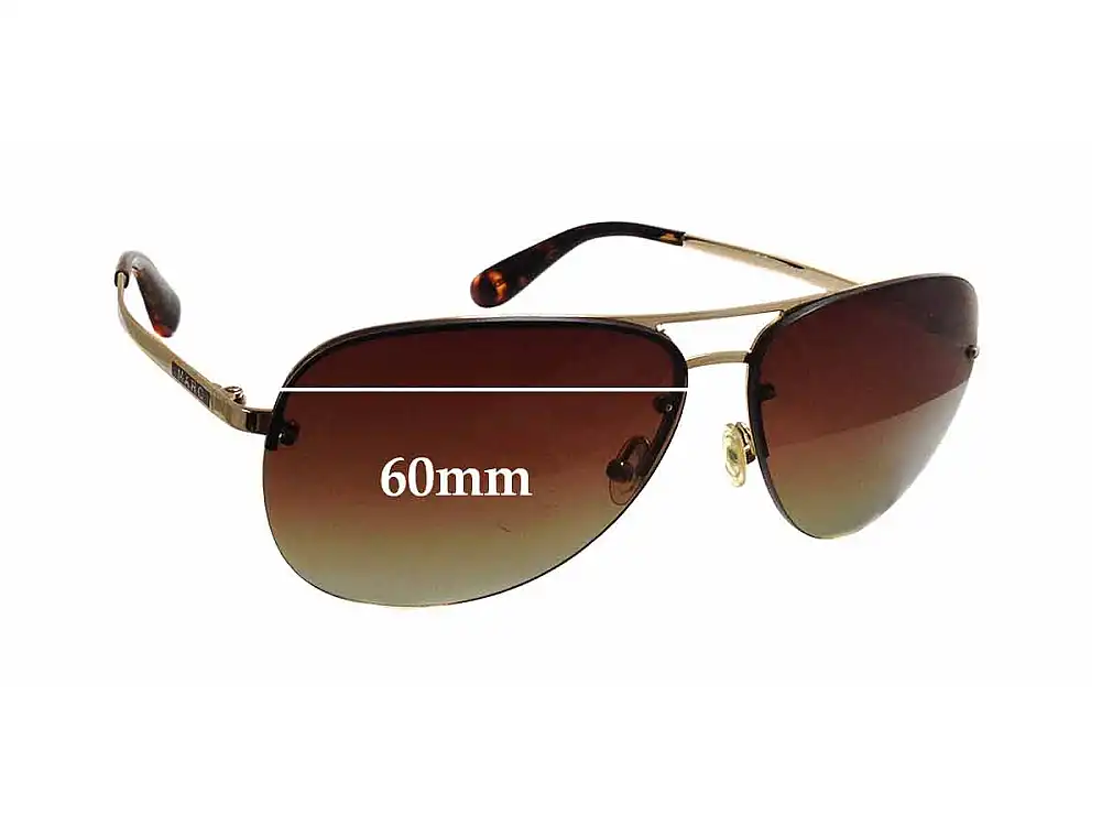 Sunglass Fix Replacement Lenses for Marc by Marc Jacobs MMJ 164/S - 60mm Wide Sunglass Fix Replacement Lenses for Marc by Marc Jacobs MMJ 164/S - 60mm Wide
