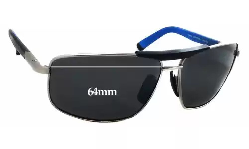 Sunglass Fix Replacement Lenses for Maui Jim MJ271 Keanu - 64mm Wide Sunglass Fix Replacement Lenses for Maui Jim MJ271 Keanu - 64mm Wide