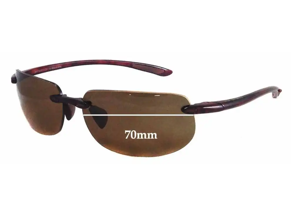Sunglass Fix Replacement Lenses for Maui Jim MJ912 Banyans - RX - 70mm Wide Sunglass Fix Replacement Lenses for Maui Jim MJ912 Banyans - RX - 70mm Wide