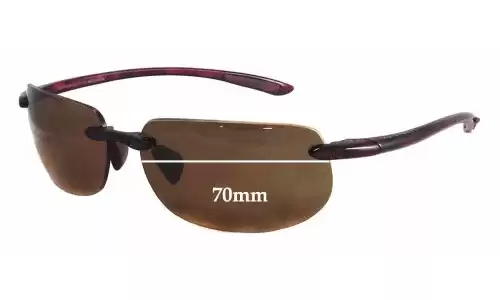 Sunglass Fix Replacement Lenses for Maui Jim MJ912 Banyans - RX - 70mm Wide Sunglass Fix Replacement Lenses for Maui Jim MJ912 Banyans - RX - 70mm Wide