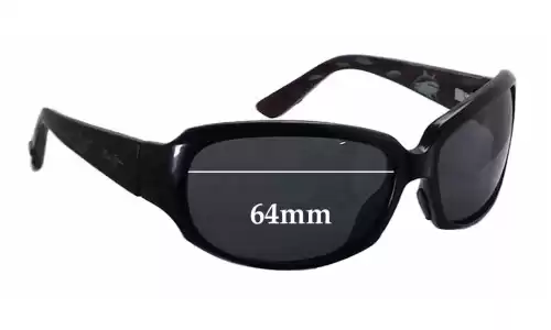 Sunglass Fix Replacement Lenses for Maui Jim MJ234 Yellow Fin - 64mm Wide Sunglass Fix Replacement Lenses for Maui Jim MJ234 Yellow Fin - 64mm Wide