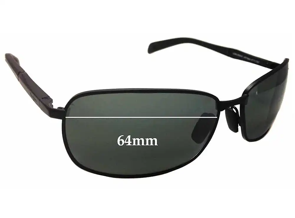 Sunglass Fix Replacement Lenses for Maui Jim MJ240 Long Beach - 64mm Wide Sunglass Fix Replacement Lenses for Maui Jim MJ240 Long Beach - 64mm Wide