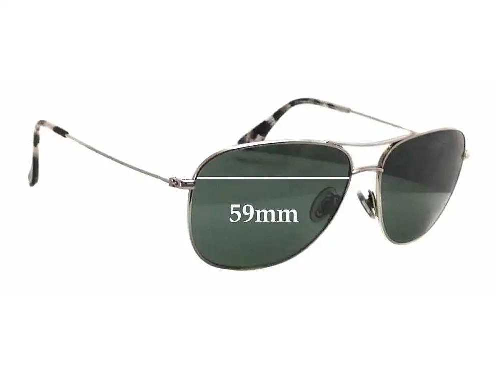 Sunglass Fix Replacement Lenses for Maui Jim MJ247 Cliff House - 59mm Wide Sunglass Fix Replacement Lenses for Maui Jim MJ247 Cliff House - 59mm Wide