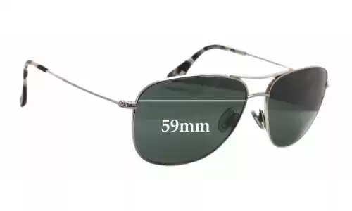 Sunglass Fix Replacement Lenses for Maui Jim MJ247 Cliff House - 59mm Wide Maui Jim MJ247 Cliff House Replacement Lenses 59mm wide