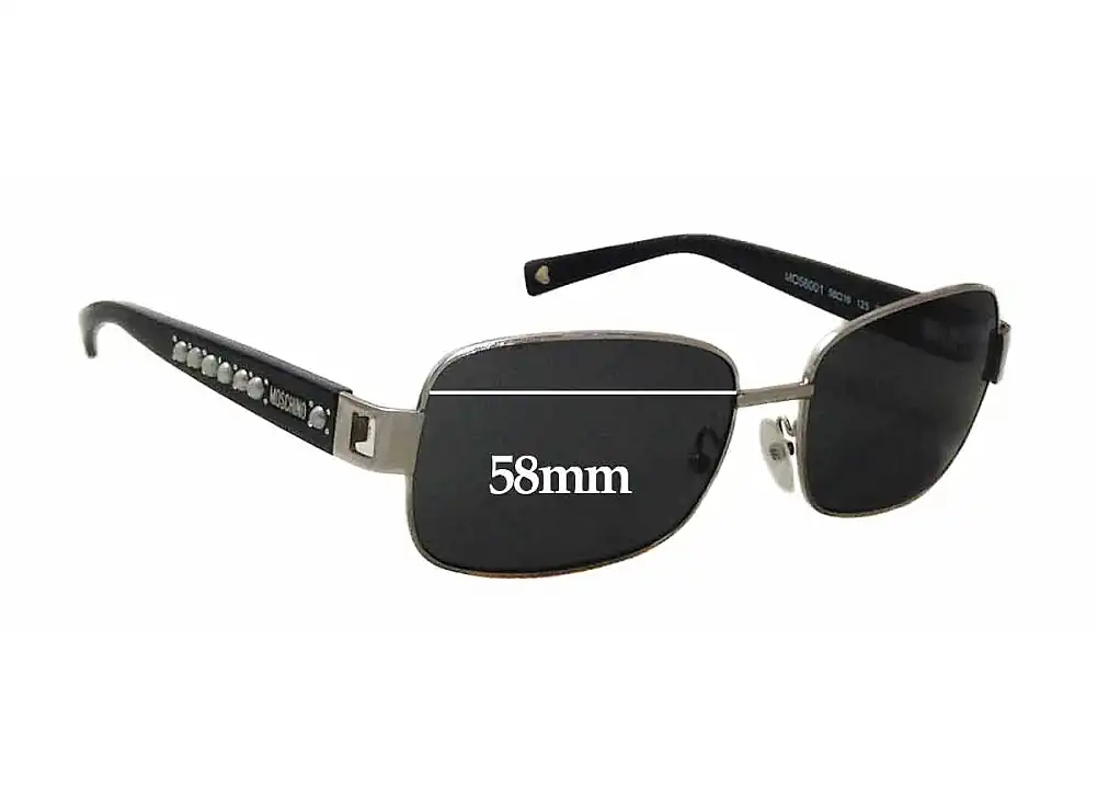 Sunglass Fix Replacement Lenses for Moschino MO56001 - 58mm Wide Sunglass Fix Replacement Lenses for Moschino MO56001 - 58mm Wide