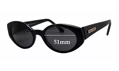 Sunglass Fix Replacement Lenses for Naf Naf 9730 - 51mm Wide Sunglass Fix Replacement Lenses for Naf Naf 9730 - 51mm Wide