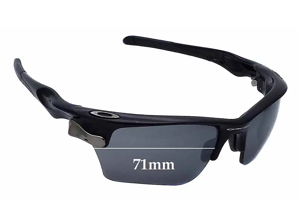 Sunglass Fix Replacement Lenses for Oakley Fast Jacket OO9156 - 71mm Wide Sunglass Fix Replacement Lenses for Oakley Fast Jacket OO9156 - 71mm Wide