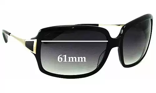 Sunglass Fix Replacement Lenses for Oliver Peoples OV5055S Dulaine - 61mm Wide Oliver Peoples OV5055S Dulaine Replacement Lenses 61mm wide