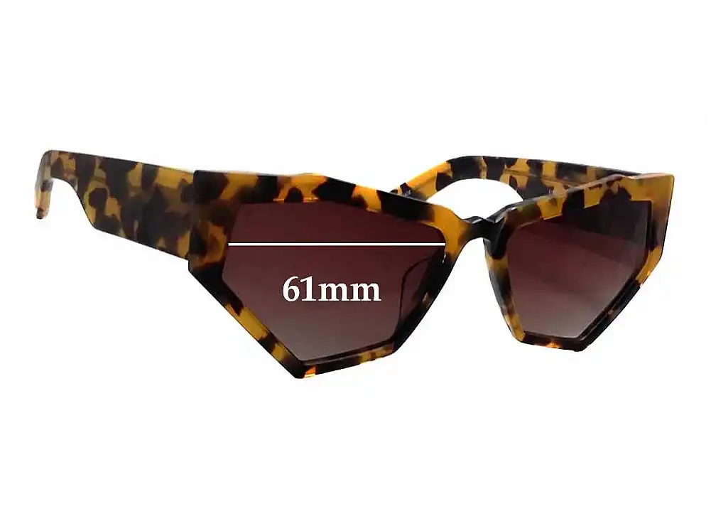 Sunglass Fix Replacement Lenses for Onkler For Your Eyes Only - 61mm Wide Sunglass Fix Replacement Lenses for Onkler For Your Eyes Only - 61mm Wide