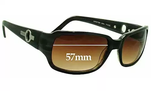 Sunglass Fix Replacement Lenses for Oroton Corsica - 57mm Wide Oroton Corsica Replacement Lenses 57mm wide