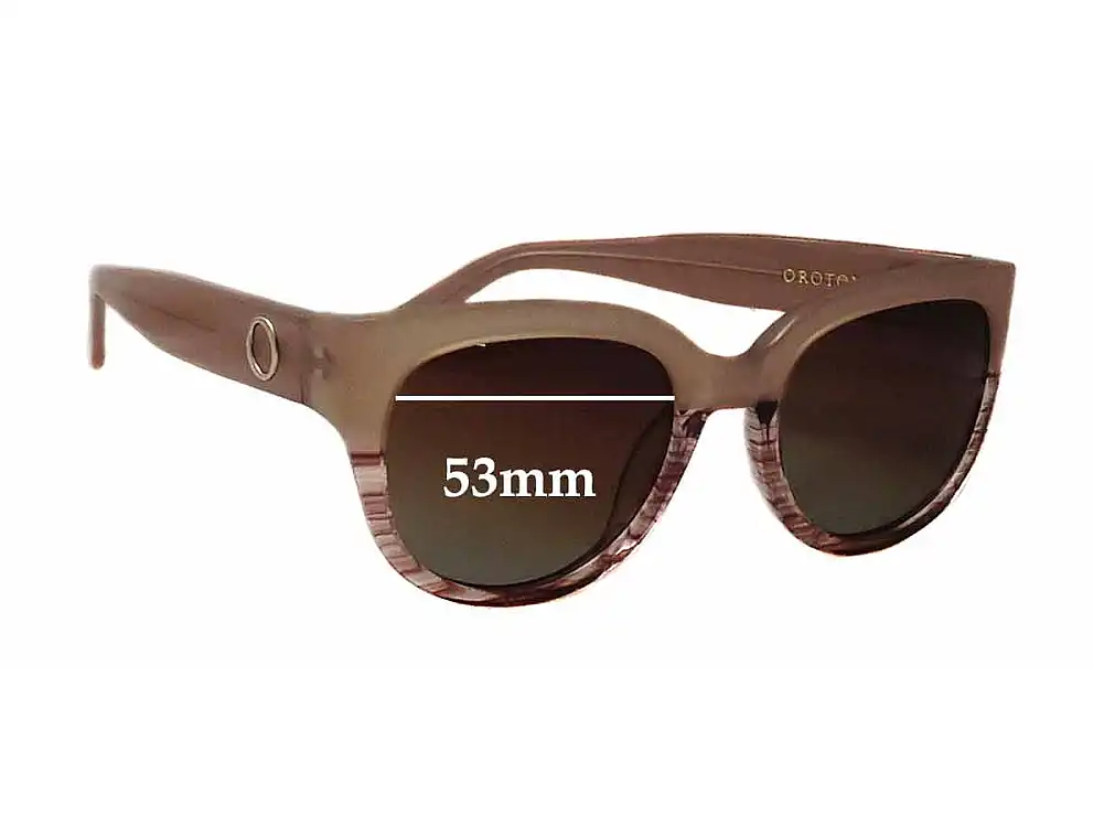 Sunglass Fix Replacement Lenses for Oroton Violetta - 53mm Wide Sunglass Fix Replacement Lenses for Oroton Violetta - 53mm Wide