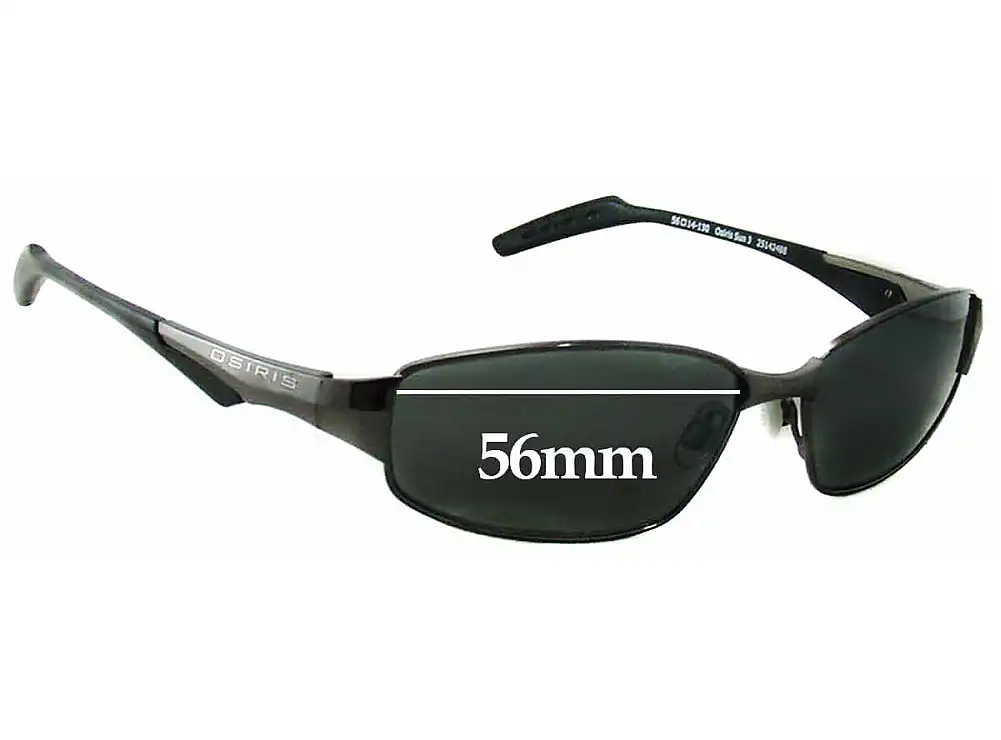 Sunglass Fix Replacement Lenses for Osiris Sun 3 - 56mm Wide Sunglass Fix Replacement Lenses for Osiris Sun 3 - 56mm Wide