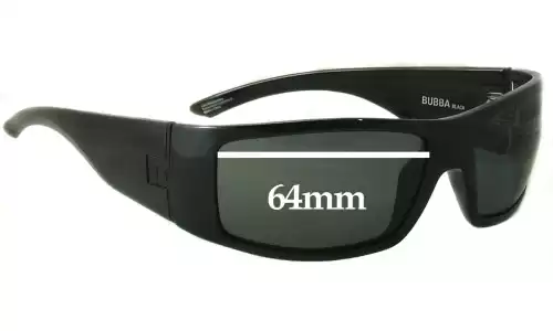 Sunglass Fix Replacement Lenses for Otis Bubba (Newer Version) - 64mm Wide Sunglass Fix Replacement Lenses for Otis Bubba (Newer Version) - 64mm Wide