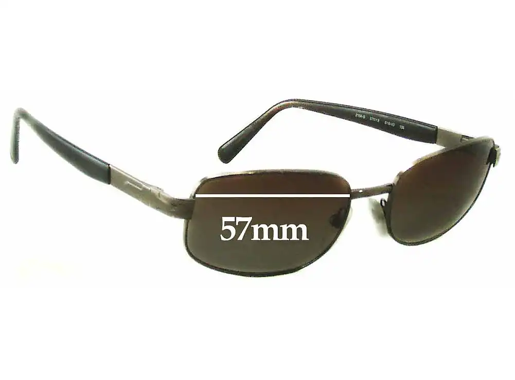 Sunglass Fix Replacement Lenses for Persol 2156-S - 57mm Wide Sunglass Fix Replacement Lenses for Persol 2156-S - 57mm Wide