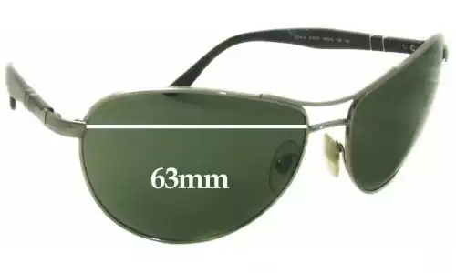 Sunglass Fix Replacement Lenses for Persol 2376 - 63mm Wide Sunglass Fix Replacement Lenses for Persol 2376 - 63mm Wide