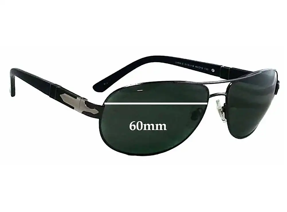 Sunglass Fix Replacement Lenses for Persol 2484-S - 60mm Wide Sunglass Fix Replacement Lenses for Persol 2484-S - 60mm Wide