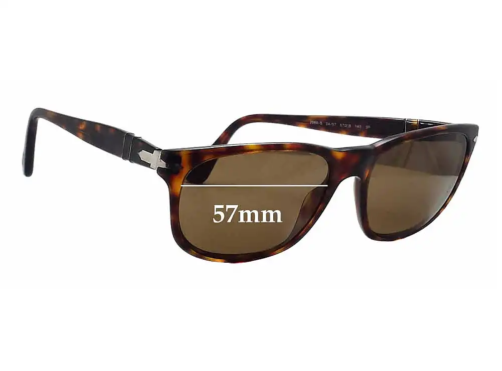 Sunglass Fix Replacement Lenses for Persol 2989-S - 57mm Wide Sunglass Fix Replacement Lenses for Persol 2989-S - 57mm Wide