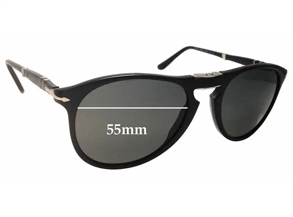 Sunglass Fix Replacement Lenses for Persol 9714-S - 55mm Wide Sunglass Fix Replacement Lenses for Persol 9714-S - 55mm Wide