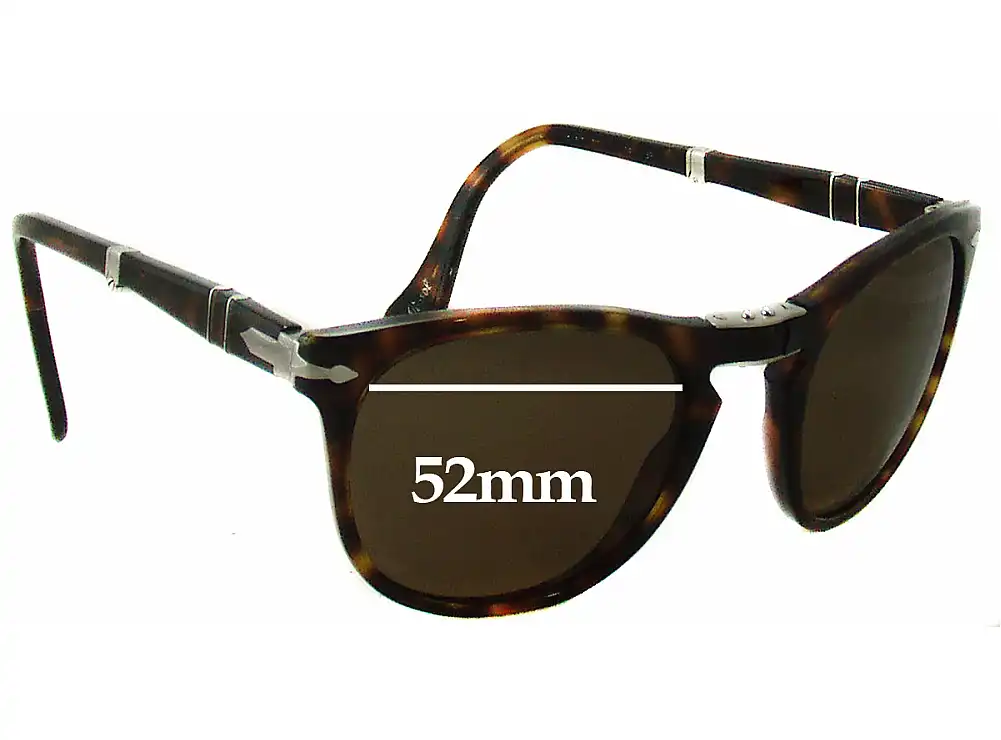 Sunglass Fix Replacement Lenses for Persol Folding Wayfarer - 52mm Wide Sunglass Fix Replacement Lenses for Persol Folding Wayfarer - 52mm Wide