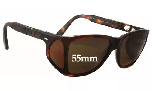 Sunglass Fix Replacement Lenses for Persol Ratti - 55mm Wide Sunglass Fix Replacement Lenses for Persol Ratti - 55mm Wide