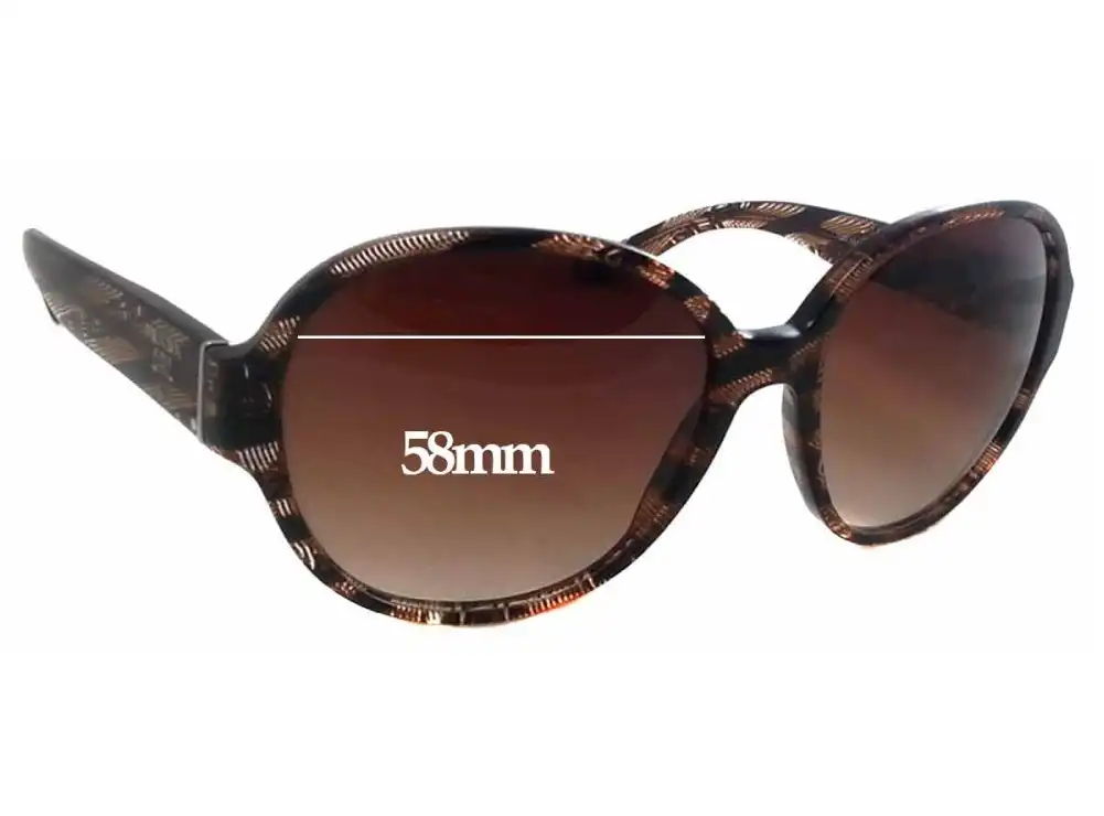 Sunglass Fix Replacement Lenses for Prada SPR06M - 58mm Wide Sunglass Fix Replacement Lenses for Prada SPR06M - 58mm Wide
