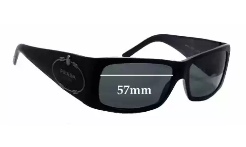 Sunglass Fix Replacement Lenses for Prada SPR11H - 57mm Wide Sunglass Fix Replacement Lenses for Prada SPR11H - 57mm Wide