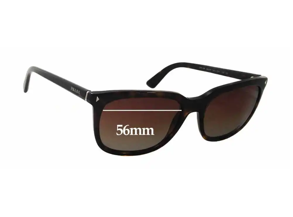 Sunglass Fix Replacement Lenses for Prada SPR12R - 56mm Wide Sunglass Fix Replacement Lenses for Prada SPR12R - 56mm Wide
