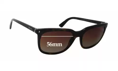 Sunglass Fix Replacement Lenses for Prada SPR12R - 56mm Wide Sunglass Fix Replacement Lenses for Prada SPR12R - 56mm Wide