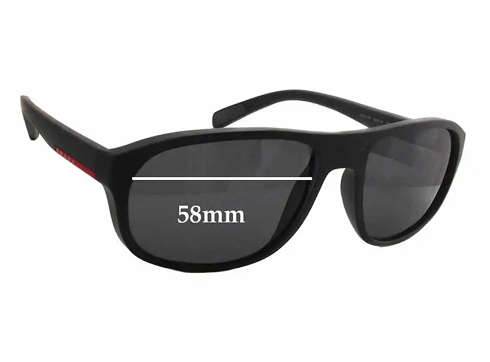 Sunglass Fix Replacement Lenses for Prada SPS01R - 58mm Wide Sunglass Fix Replacement Lenses for Prada SPS01R - 58mm Wide