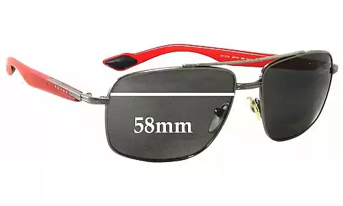 Sunglass Fix Replacement Lenses for Prada SPS51M - 58mm Wide Sunglass Fix Replacement Lenses for Prada SPS51M - 58mm Wide