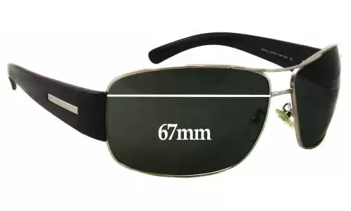 Sunglass Fix Replacement Lenses for Prada SPR61G - 67mm Wide Sunglass Fix Replacement Lenses for Prada SPR61G - 67mm Wide