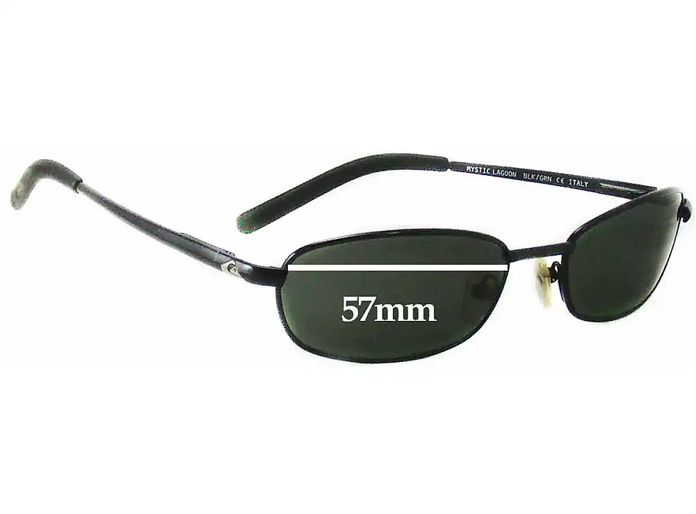 Sunglass Fix Replacement Lenses for Quiksilver Lagoon QS1028 - 57mm Wide Sunglass Fix Replacement Lenses for Quiksilver Lagoon QS1028 - 57mm Wide
