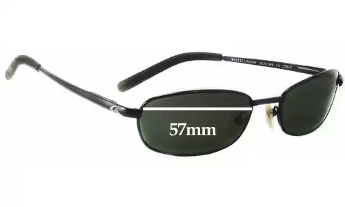 Sunglass Fix Replacement Lenses for Quiksilver Lagoon QS1028 - 57mm Wide Sunglass Fix Replacement Lenses for Quiksilver Lagoon QS1028 - 57mm Wide