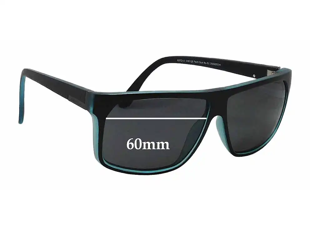 Sunglass Fix Replacement Lenses for Quiksilver QS Sun Rx 01 - 60mm Wide Sunglass Fix Replacement Lenses for Quiksilver QS Sun Rx 01 - 60mm Wide