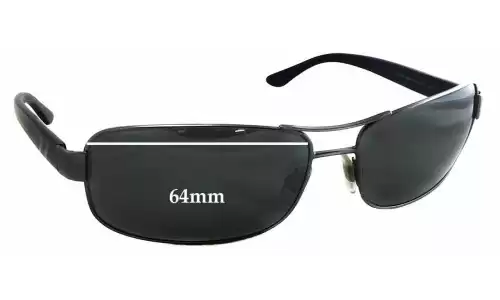 Sunglass Fix Replacement Lenses for Ralph Lauren PH 3070 - 64mm Wide Ralph Lauren PH 3070 Replacement Lenses 64mm wide