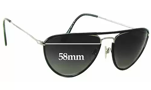 Sunglass Fix Replacement Lenses for Polo RL 7037-Q-W - 58mm Wide Polo RL 7037-Q-W Replacement Lenses 58mm wide